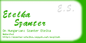 etelka szanter business card